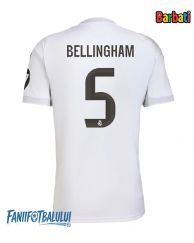 Real Madrid Jude Bellingham #5 Tricou Fotbal Replică 2025-26 Barbati Acasa
